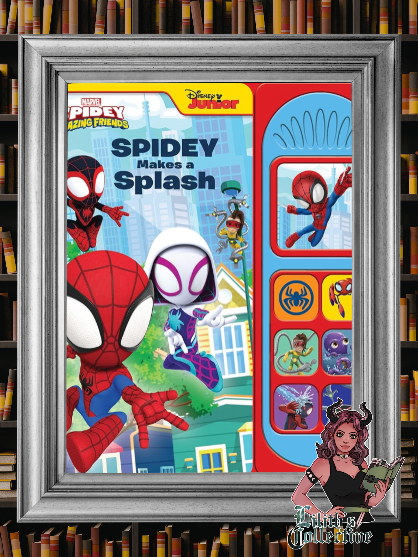 Marvel Spider-man - Spidey and his Amazing Friends – Spidey Makes a Splash Sound Book - PI Kids