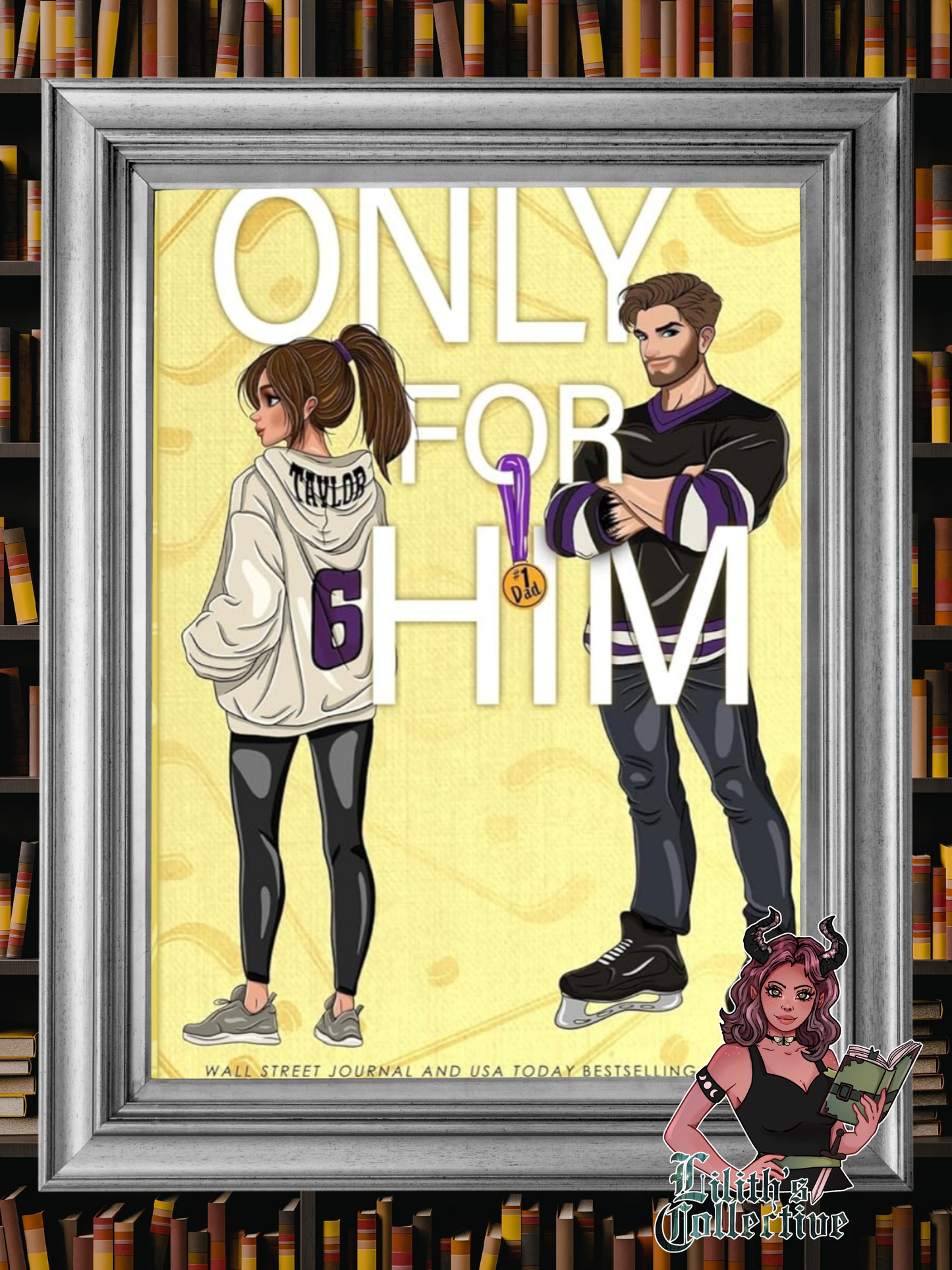 Only For Him: A single dad, enemies to lovers, hockey romance. (Illustration)
