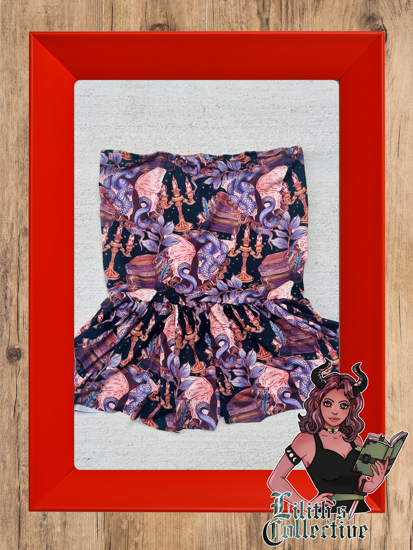 Whimsygoth Flowy Tubetop