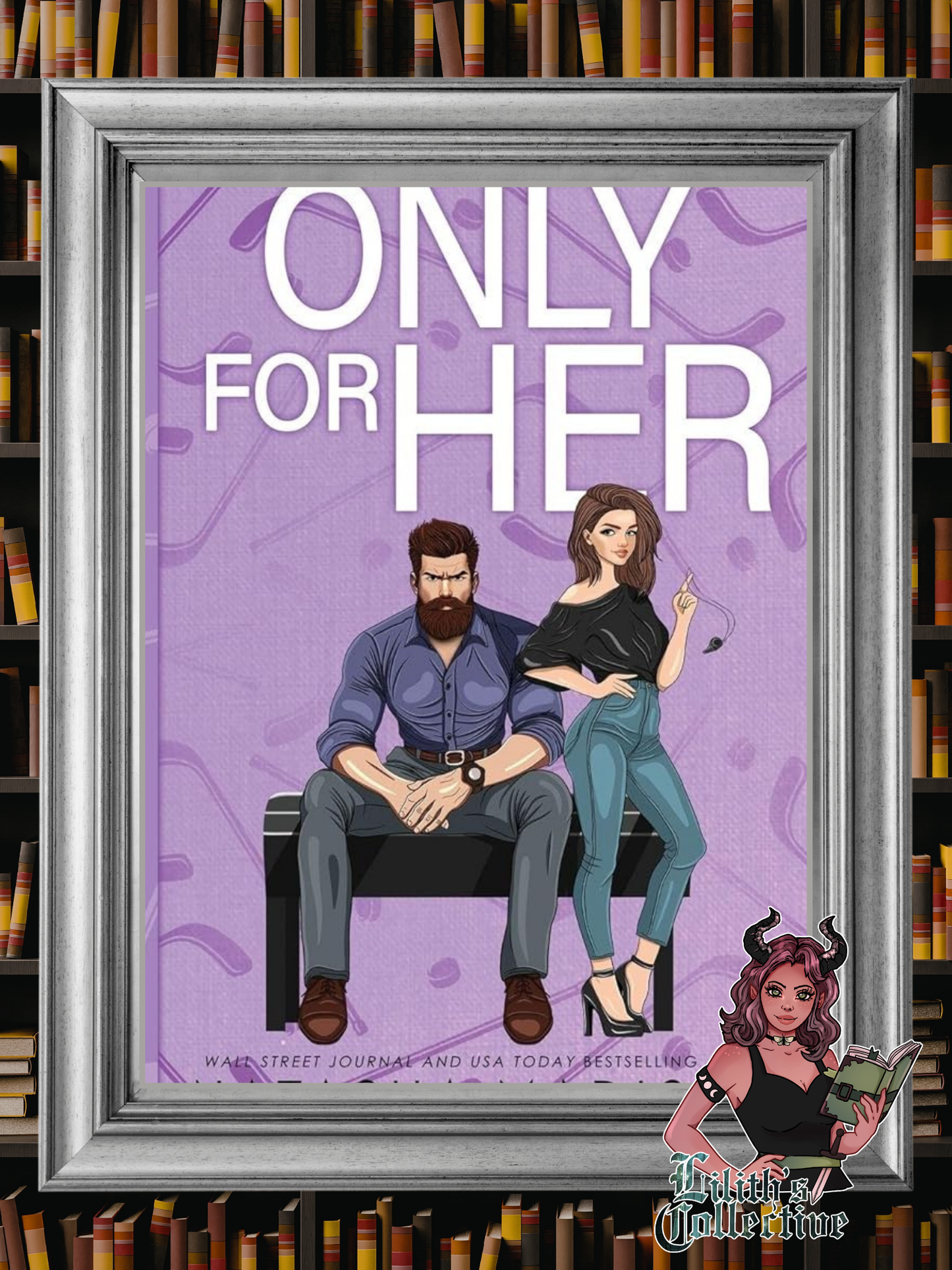 Only For Her: An age gap, forbidden, hockey romance. (Illustrated)
