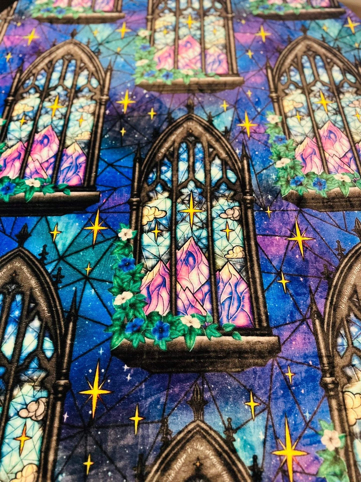 Starry Window Minky Plush Blanket