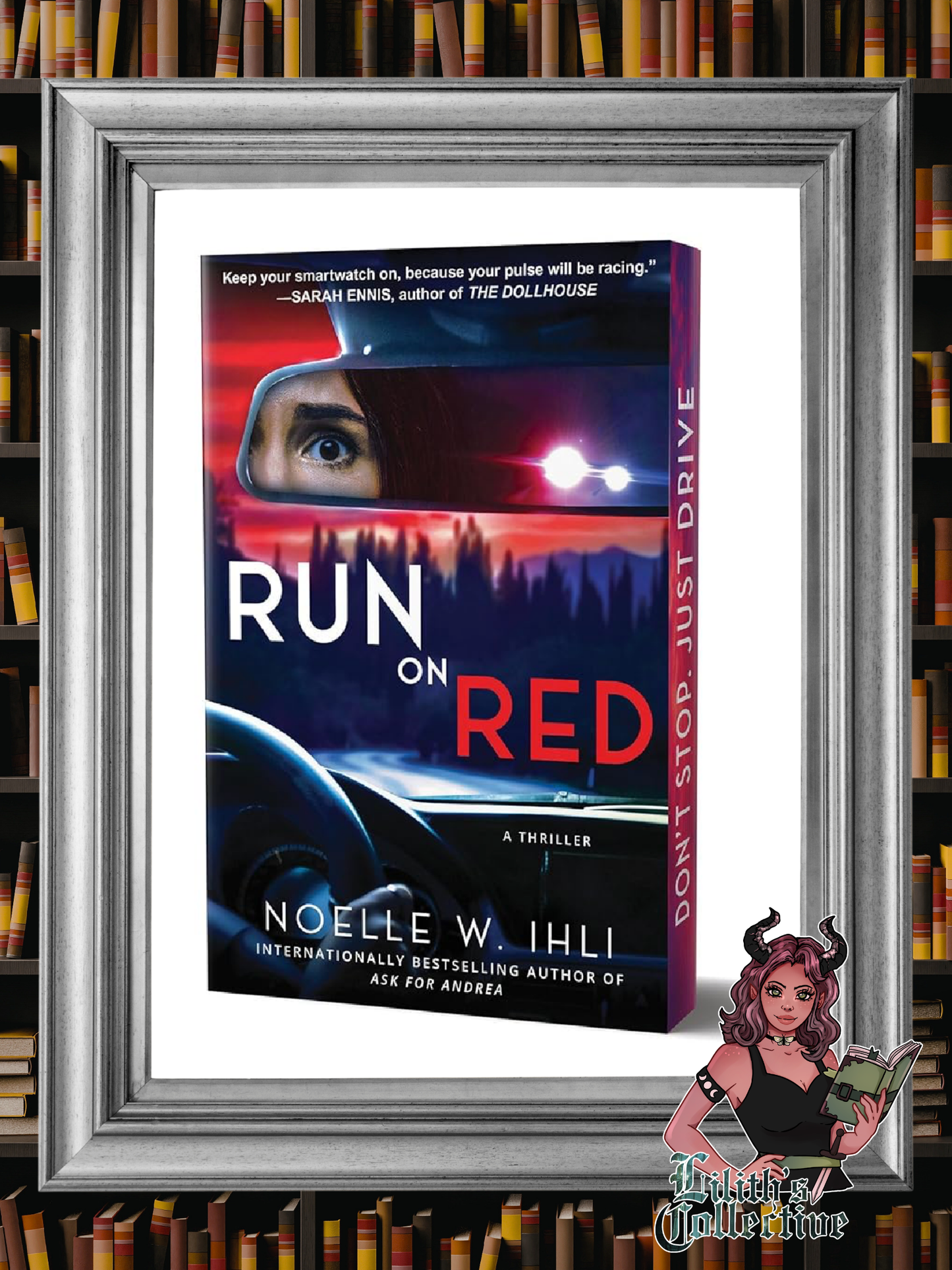 Run on Red: Deluxe Stenciled Edges