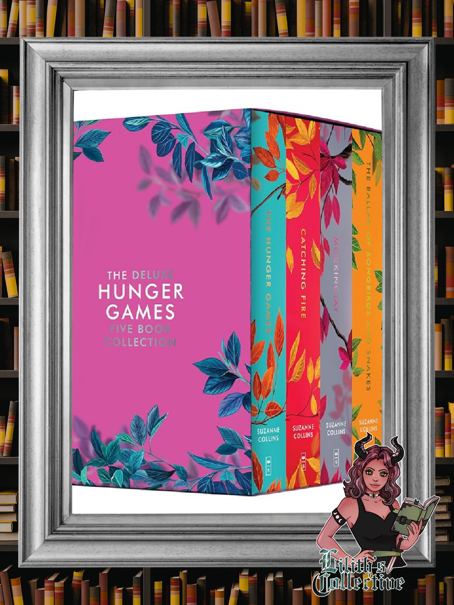 Hunger Games 5-Book Box Set (Deluxe Edition) (The Hunger Games, Catching Fire, Mockingjay, The Ballad of Songbirds and Snakes, Sunrise on the Reaping)