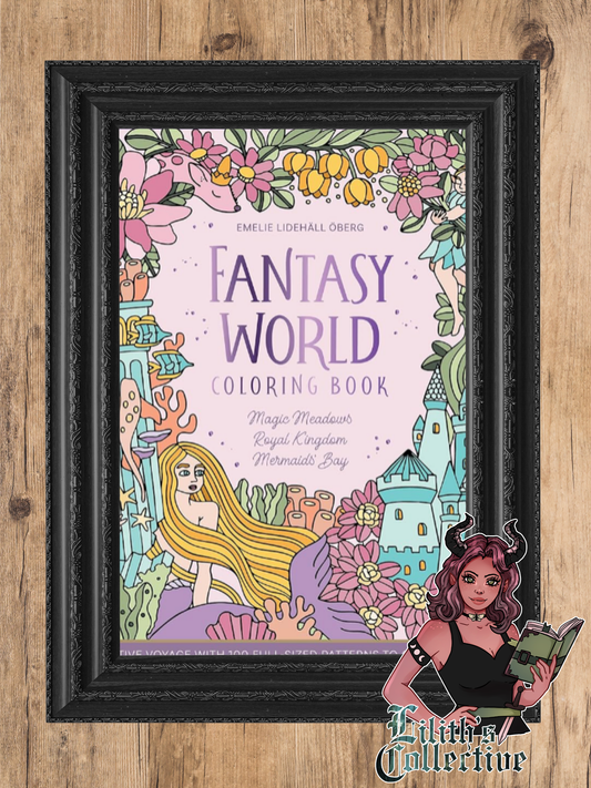 Fantasy World Coloring Book MAGIC MEADOWS - ROYAL KINGDOM - MERMAIDS’ BAY: A Creative Voyage with 100 Full-Sized Patterns to Color and Enjoy
