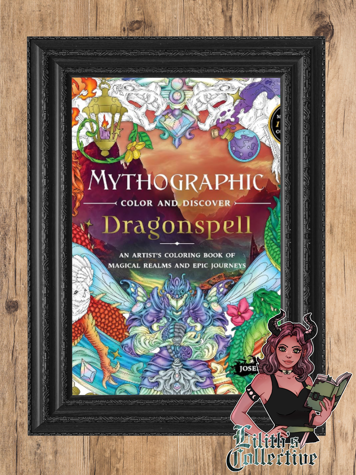 Mythographic Color and Discover: Dragonspell: An Artist’s Coloring Book of Magical Realms and Epic Journeys