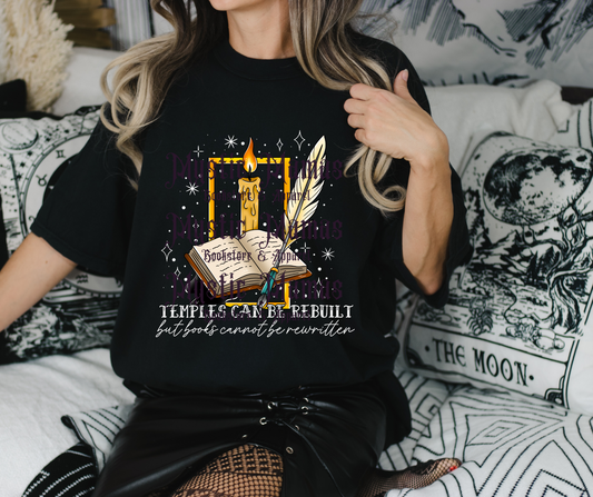 Temples Can Be Rebuilt But Books Cannot Be Rewritten