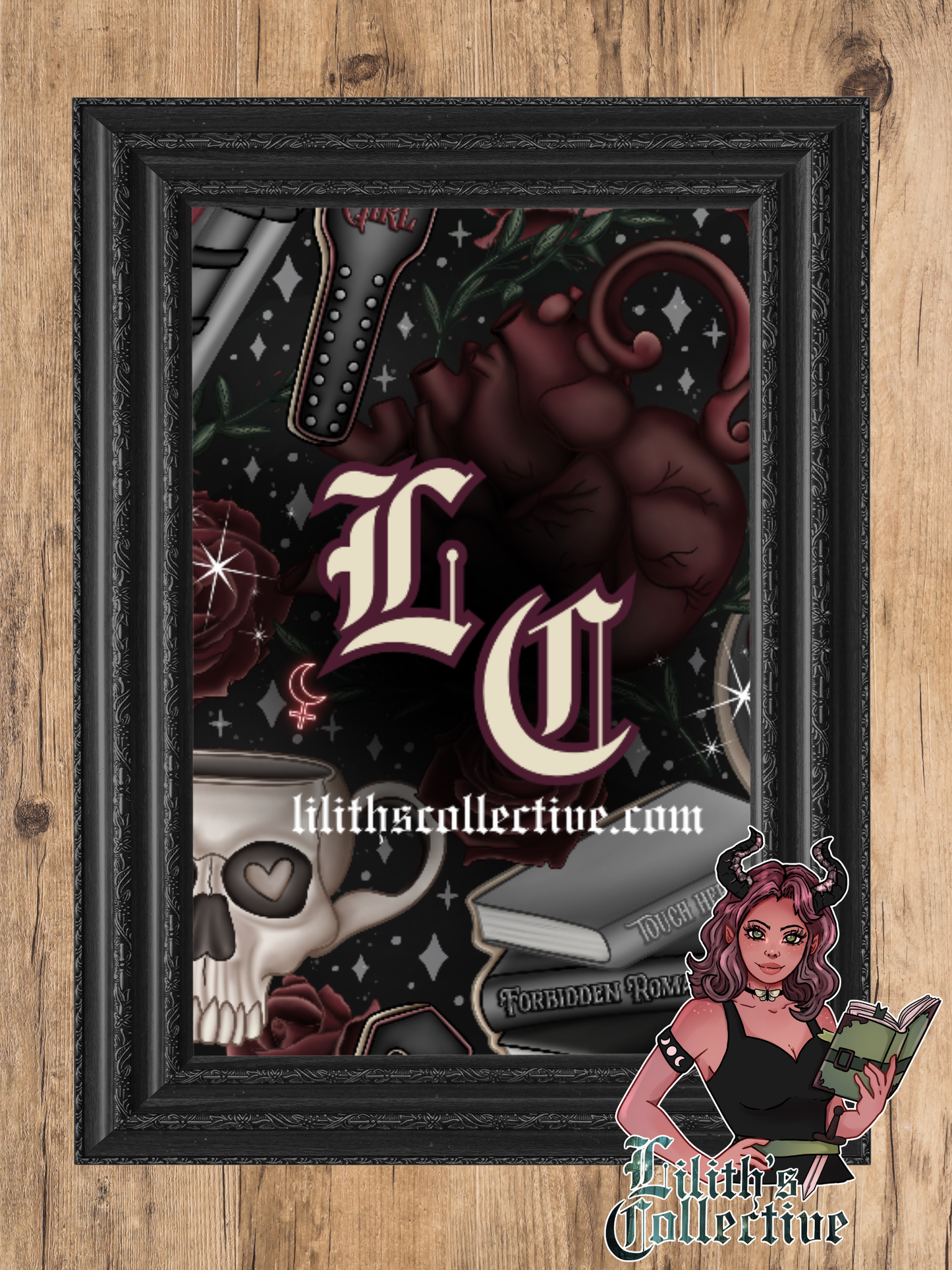 Grey Dark romance Tea Party