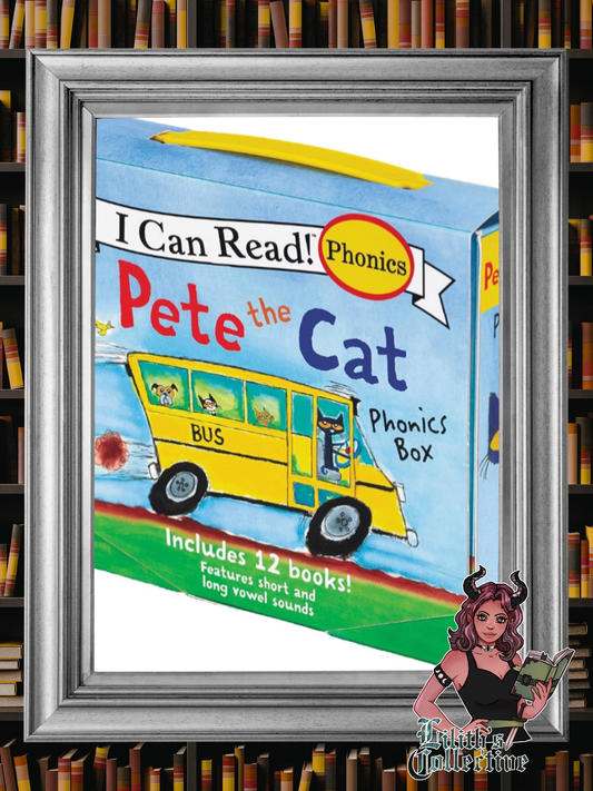 Pete the Cat 12-Book Phonics Fun!: A Box of 12 Mini-Books Featuring Short and Long Vowel Sounds (My First I Can Read)