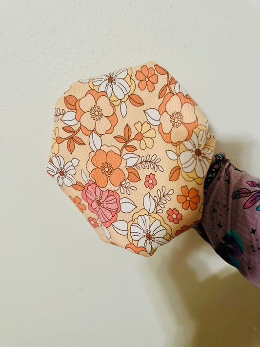 Cream & Florals Bonnet