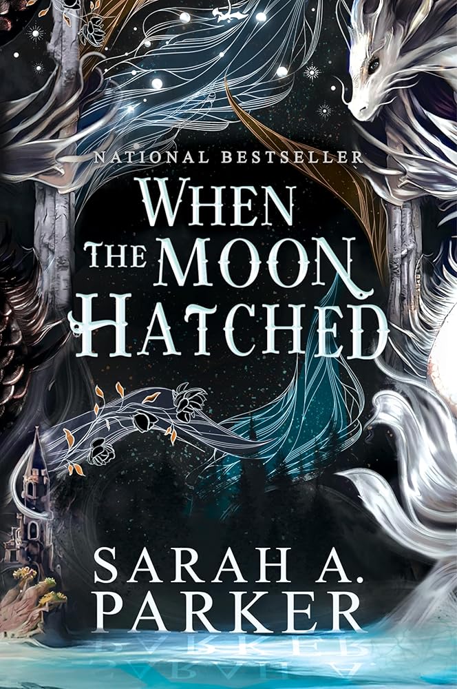 When the Moon Hatched: A fast-paced romantasy with undeniable chemistry in a stunning immersive world (The Moonfall Series, 1) cover image