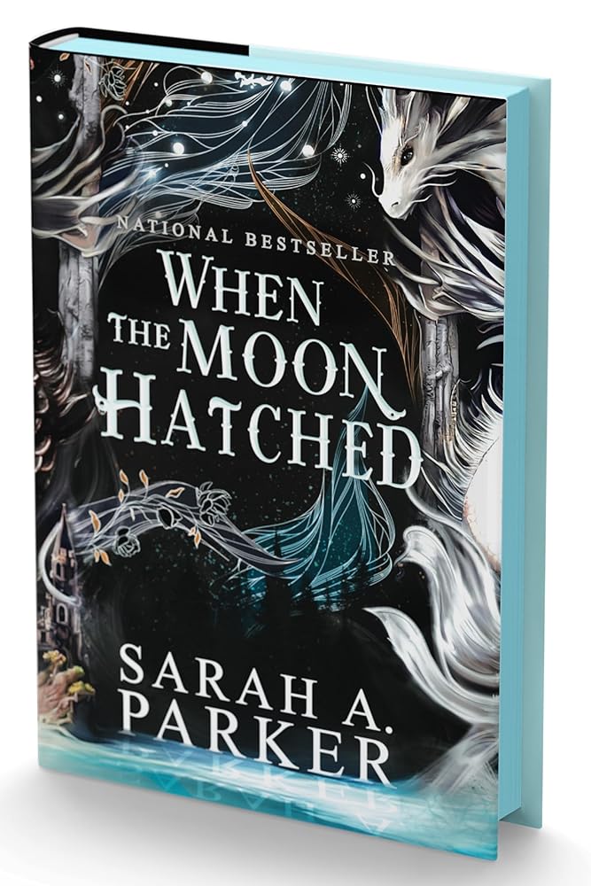 When the Moon Hatched: A fast-paced romantasy with undeniable chemistry in a stunning immersive world (The Moonfall Series, 1) cover image