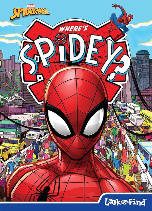 Marvel Spider-man – Where’s Spidey? Look and Find Activity Book - PI Kids cover image