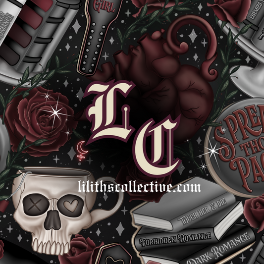 Grey Dark romance Tea Party