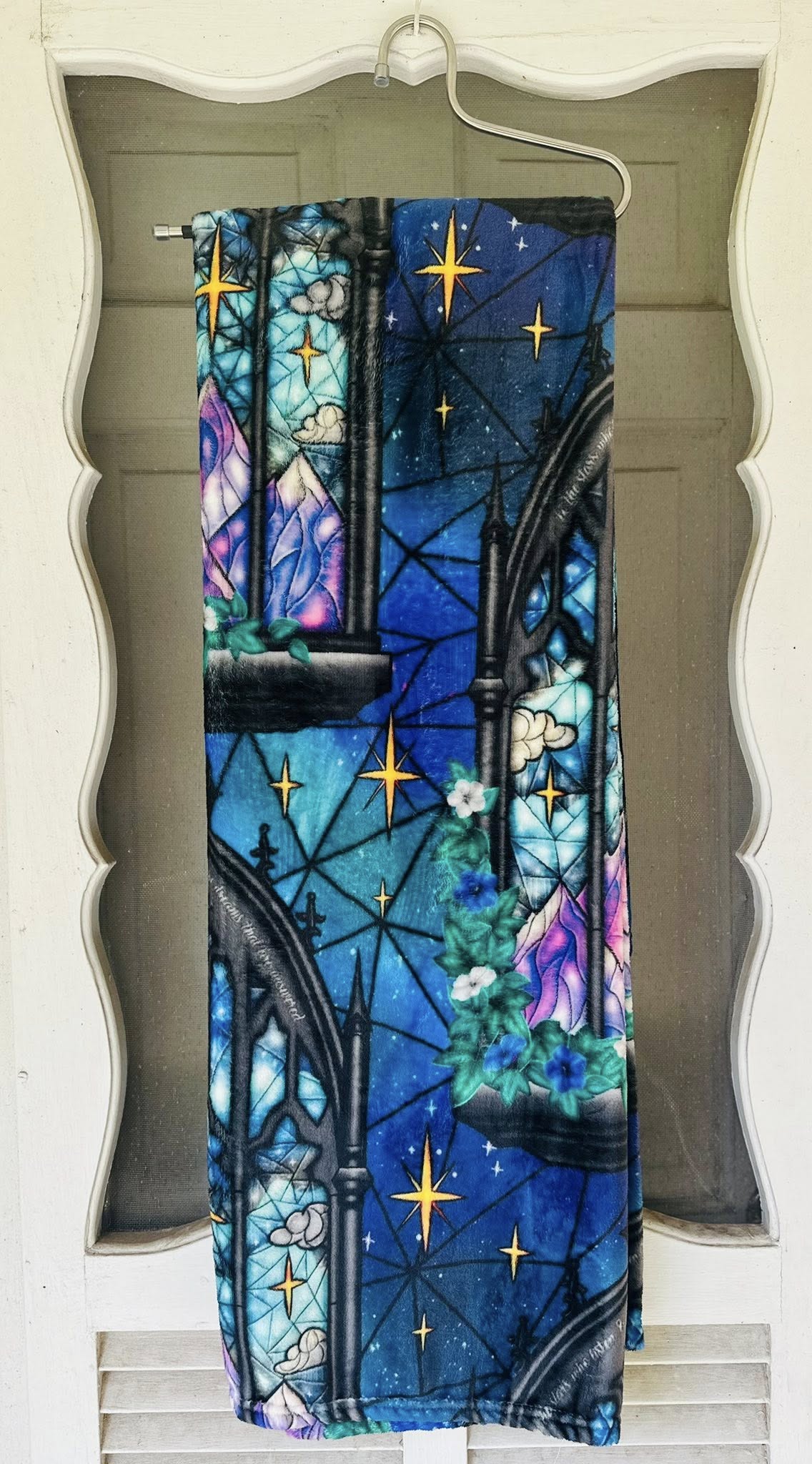 Starry Window Minky Plush Blanket